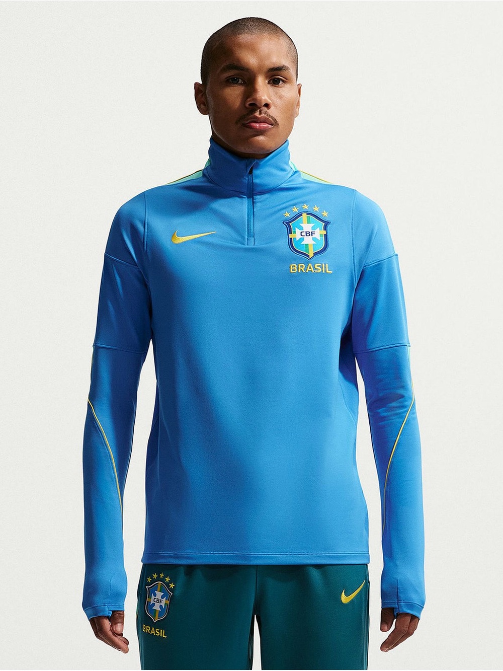 Nike Brazil World Cup 2026 Dri-FIT Strike Drill Jersey (pre-game, NEW W/ TAGS